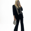 completo con dettagli argentati dancer